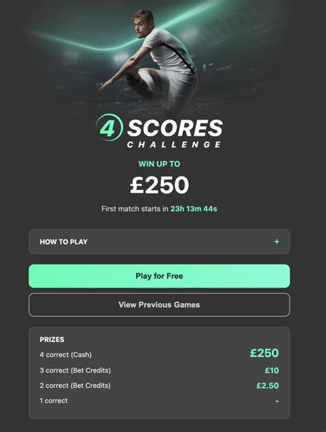 4 Scores Challenge .